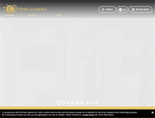 Tablet Screenshot of lunasolhotel.com
